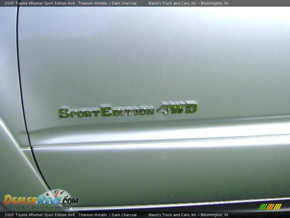 2005 Toyota 4Runner Sport Edition 4x4 Titanium Metallic / Dark Charcoal Photo #6