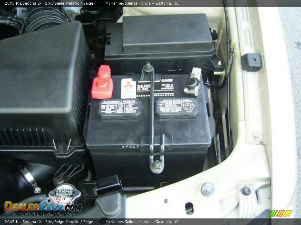 2005 Kia Sedona LX Silky Beige Metallic / Beige Photo #15