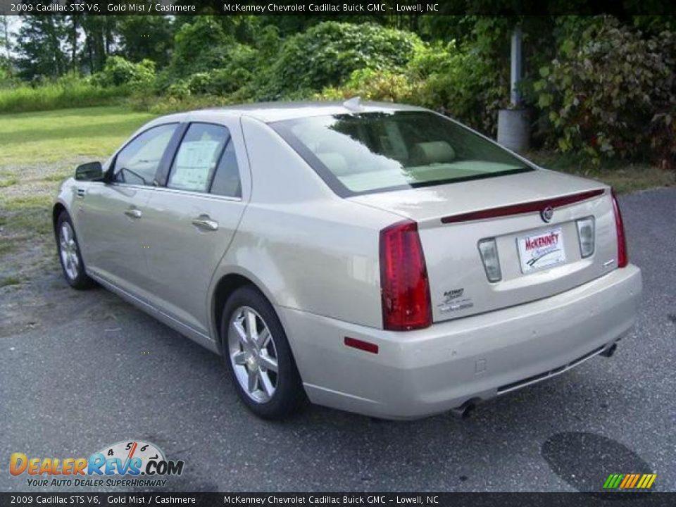 2009 Cadillac STS V6 Gold Mist / Cashmere Photo #2