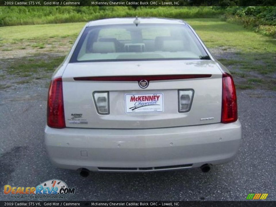 2009 Cadillac STS V6 Gold Mist / Cashmere Photo #3