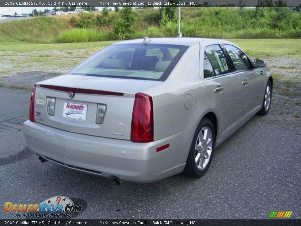 2009 Cadillac STS V6 Gold Mist / Cashmere Photo #4