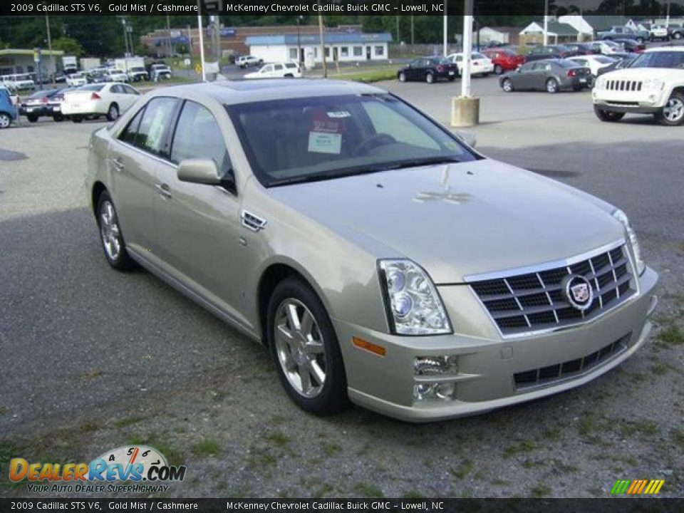 2009 Cadillac STS V6 Gold Mist / Cashmere Photo #5
