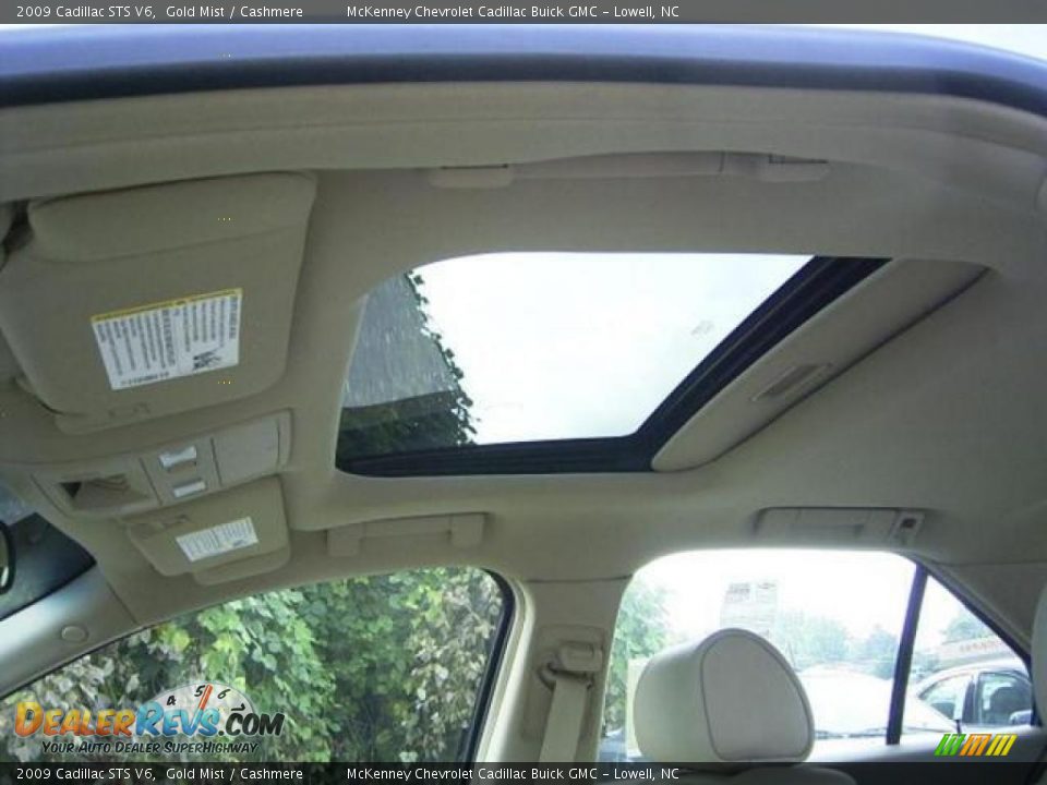 2009 Cadillac STS V6 Gold Mist / Cashmere Photo #14