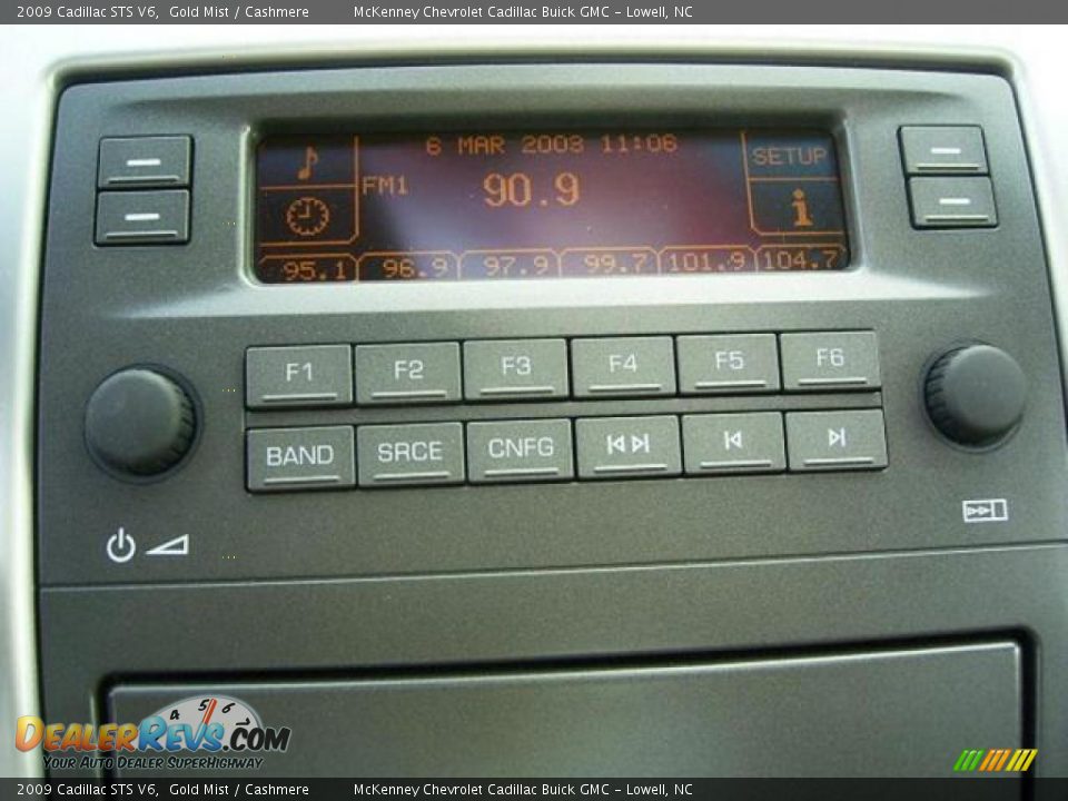 2009 Cadillac STS V6 Gold Mist / Cashmere Photo #22