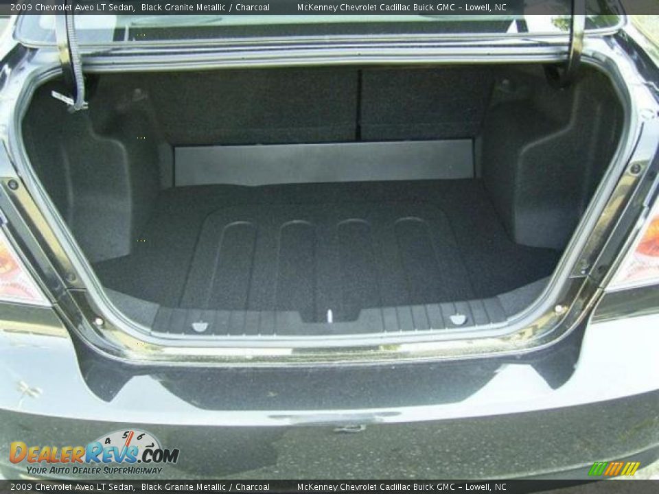 2009 Chevrolet Aveo LT Sedan Black Granite Metallic / Charcoal Photo #17