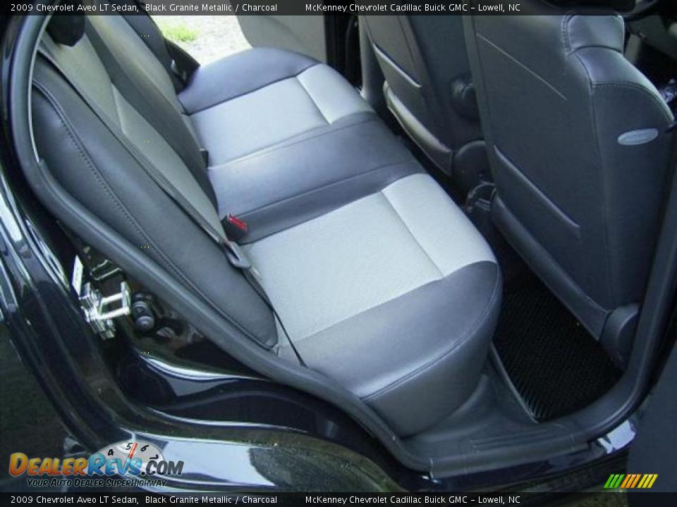 2009 Chevrolet Aveo LT Sedan Black Granite Metallic / Charcoal Photo #18