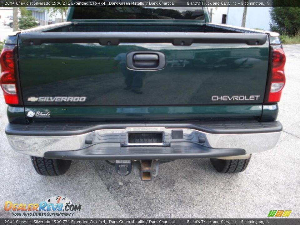 2004 Chevrolet Silverado 1500 Z71 Extended Cab 4x4 Dark Green Metallic / Dark Charcoal Photo #10