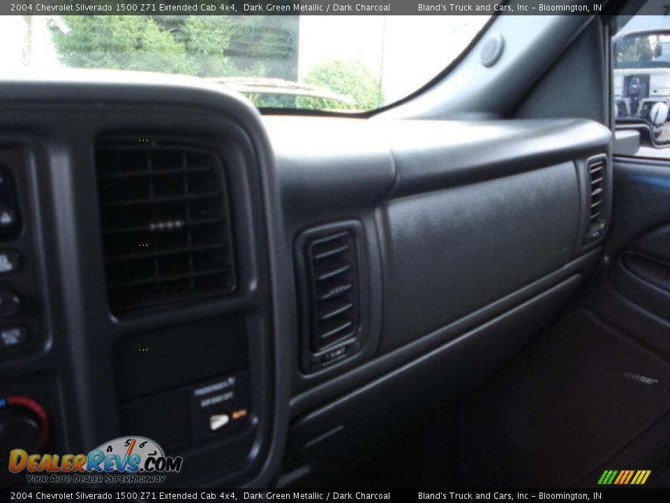 2004 Chevrolet Silverado 1500 Z71 Extended Cab 4x4 Dark Green Metallic / Dark Charcoal Photo #23