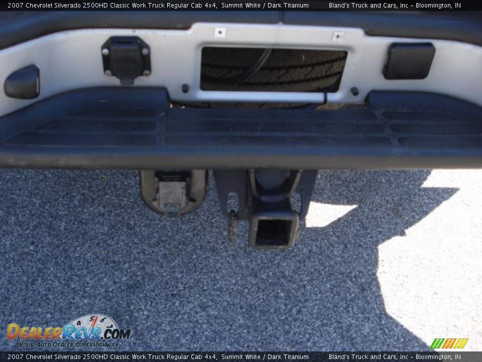 2007 Chevrolet Silverado 2500HD Classic Work Truck Regular Cab 4x4 Summit White / Dark Titanium Photo #11