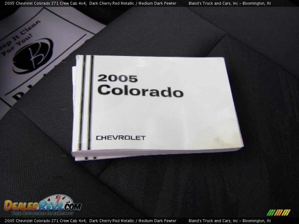 2005 Chevrolet Colorado Z71 Crew Cab 4x4 Dark Cherry Red Metallic / Medium Dark Pewter Photo #21