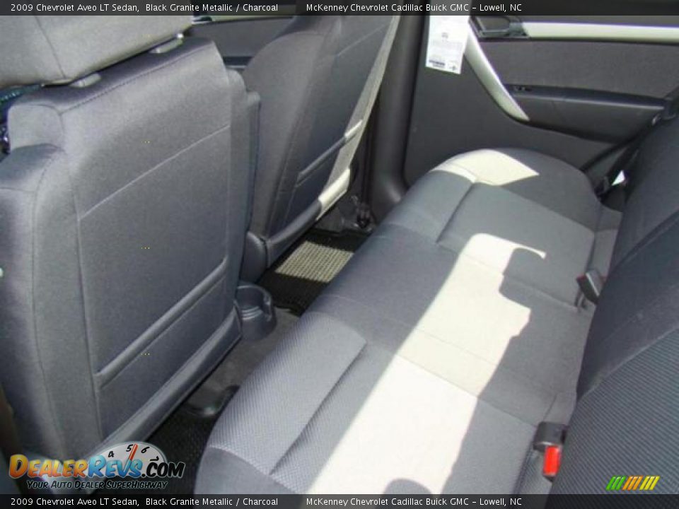 2009 Chevrolet Aveo LT Sedan Black Granite Metallic / Charcoal Photo #8