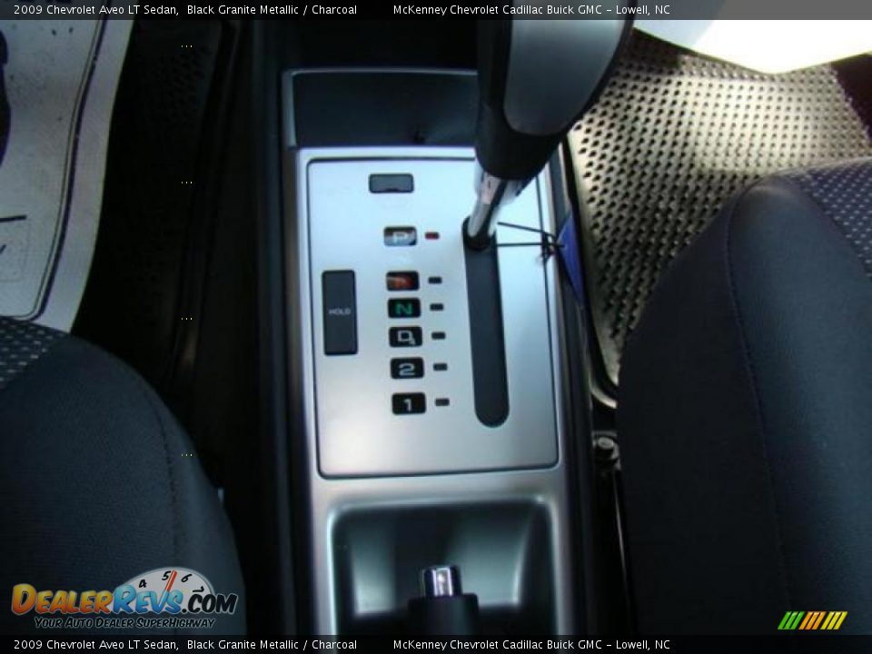 2009 Chevrolet Aveo LT Sedan Black Granite Metallic / Charcoal Photo #11