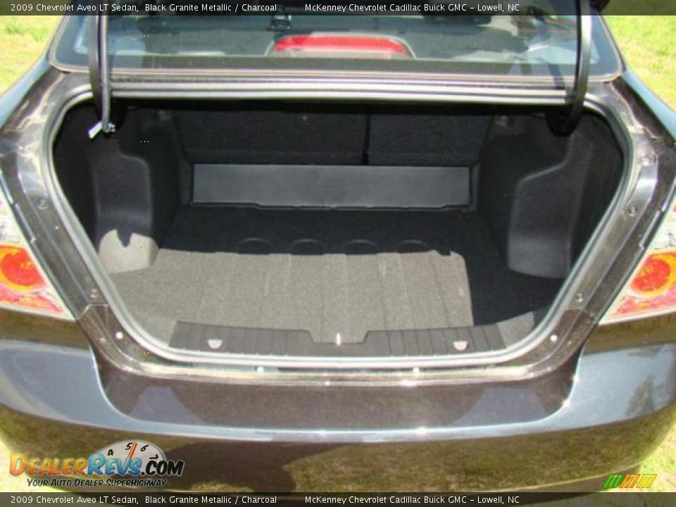 2009 Chevrolet Aveo LT Sedan Black Granite Metallic / Charcoal Photo #13