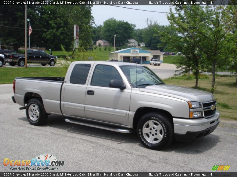 2007 Chevrolet Silverado 1500 Classic LT Extended Cab Silver Birch Metallic / Dark Charcoal Photo #1