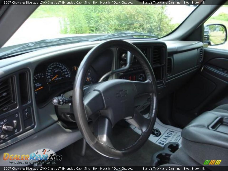 2007 Chevrolet Silverado 1500 Classic LT Extended Cab Silver Birch Metallic / Dark Charcoal Photo #8