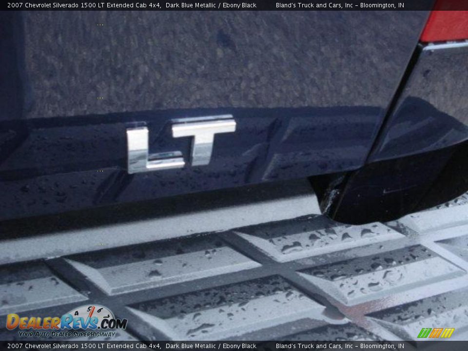 2007 Chevrolet Silverado 1500 LT Extended Cab 4x4 Dark Blue Metallic / Ebony Black Photo #12