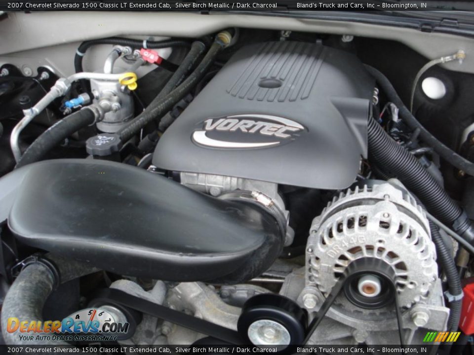 2007 Chevrolet Silverado 1500 Classic LT Extended Cab Silver Birch Metallic / Dark Charcoal Photo #32