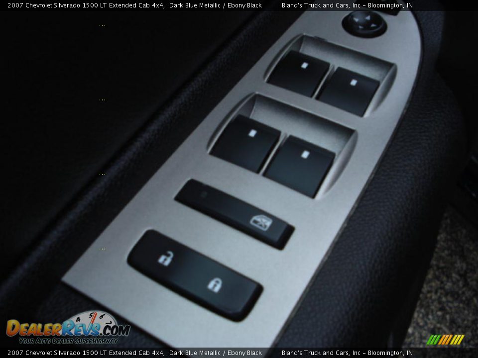 2007 Chevrolet Silverado 1500 LT Extended Cab 4x4 Dark Blue Metallic / Ebony Black Photo #15