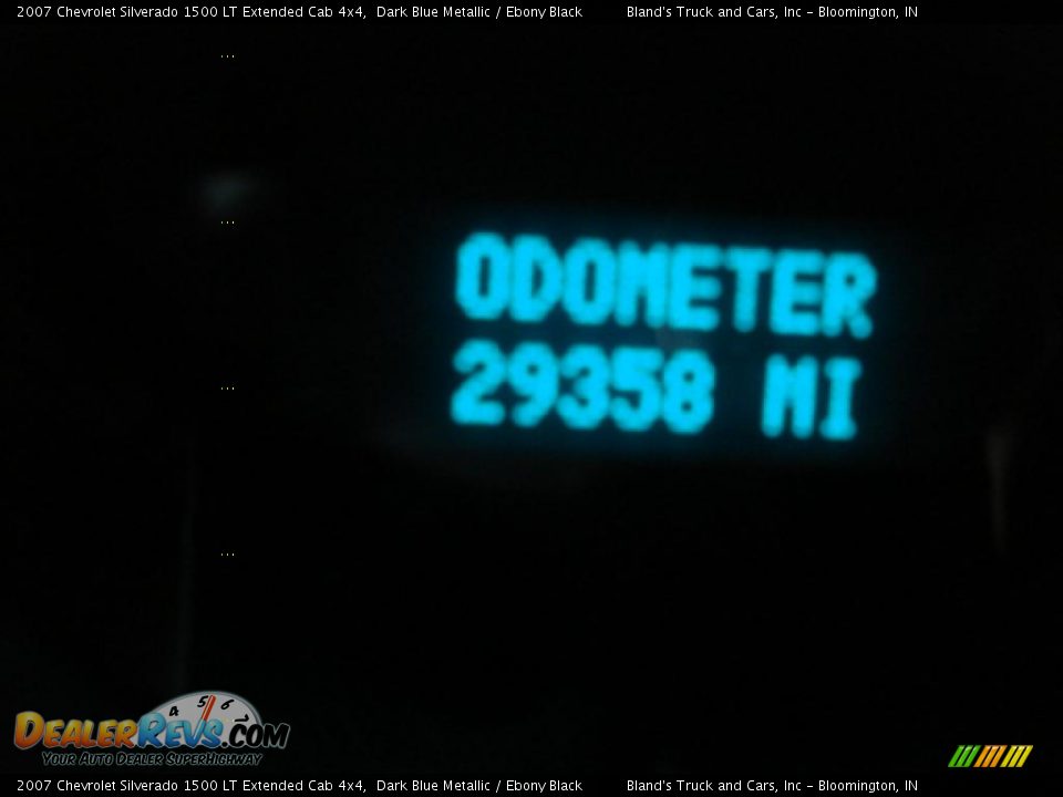 2007 Chevrolet Silverado 1500 LT Extended Cab 4x4 Dark Blue Metallic / Ebony Black Photo #17