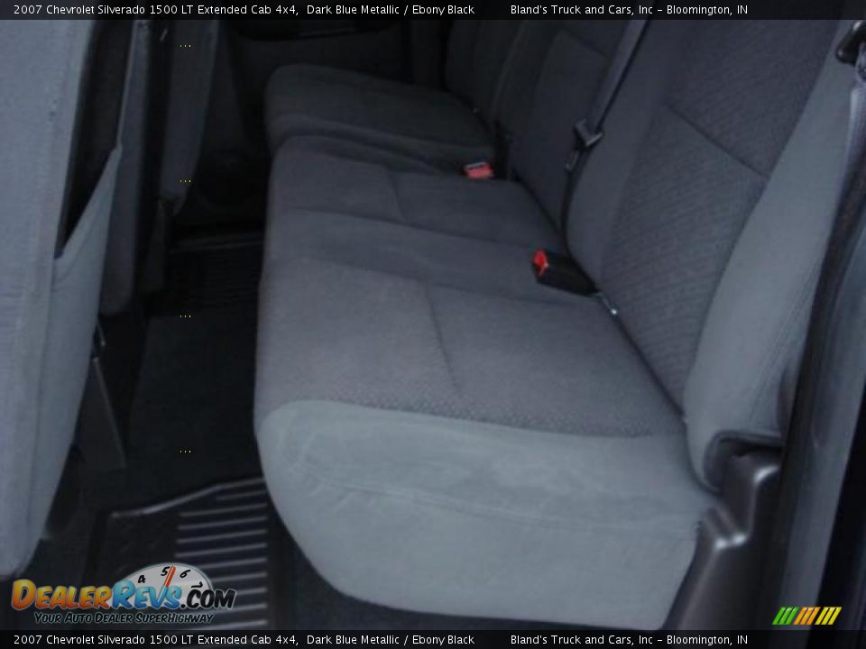 2007 Chevrolet Silverado 1500 LT Extended Cab 4x4 Dark Blue Metallic / Ebony Black Photo #23