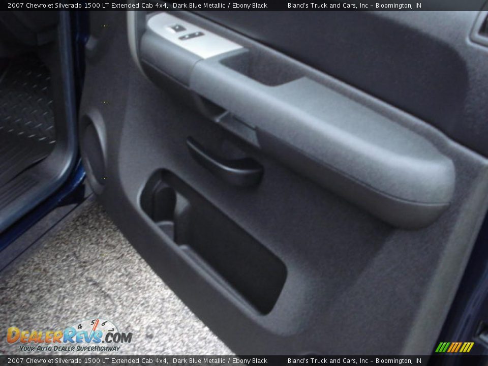 2007 Chevrolet Silverado 1500 LT Extended Cab 4x4 Dark Blue Metallic / Ebony Black Photo #24
