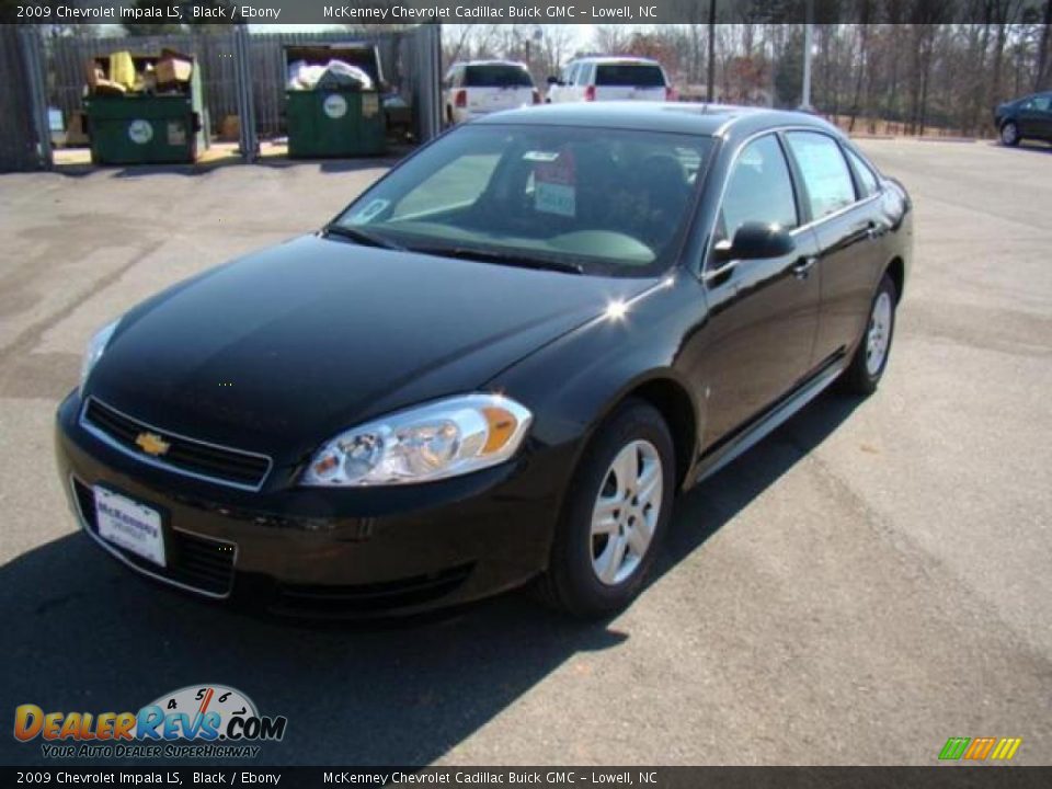 2009 Chevrolet Impala LS Black / Ebony Photo #1