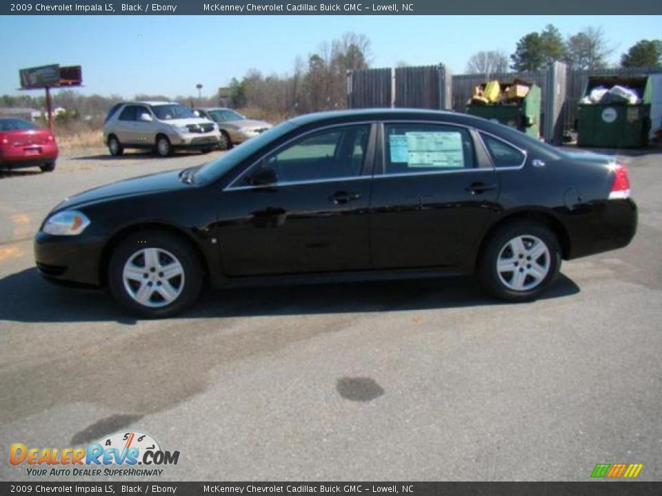 2009 Chevrolet Impala LS Black / Ebony Photo #2
