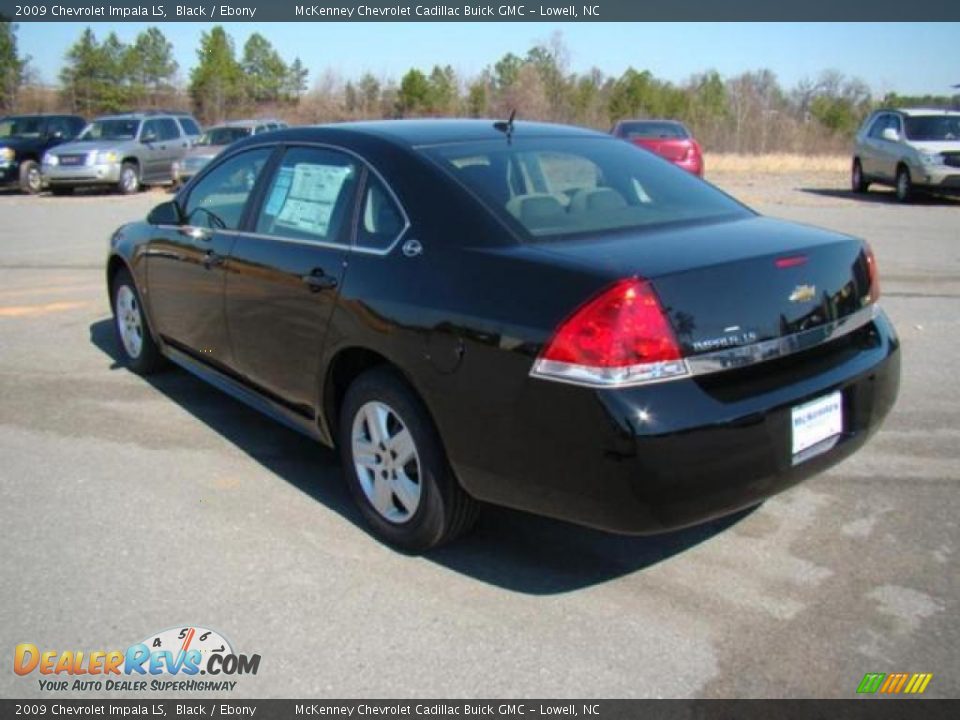 2009 Chevrolet Impala LS Black / Ebony Photo #3
