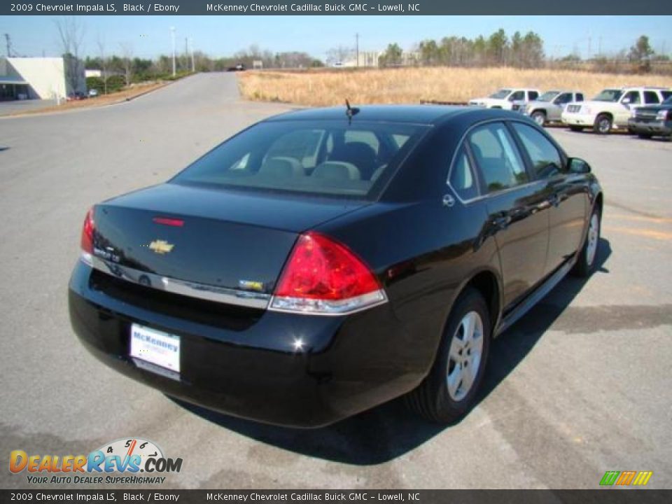 2009 Chevrolet Impala LS Black / Ebony Photo #4