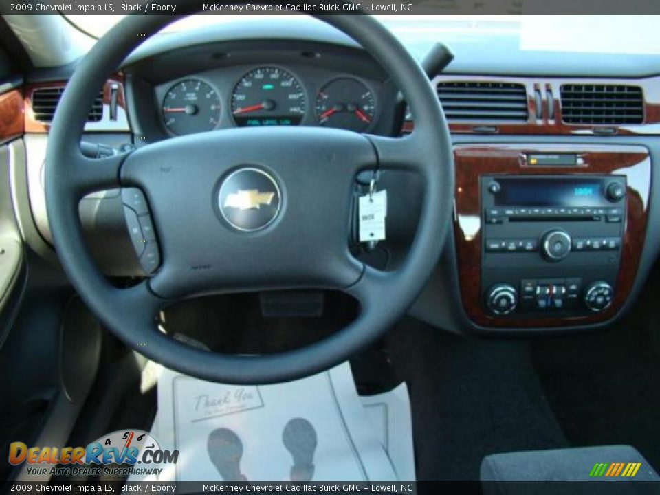 2009 Chevrolet Impala LS Black / Ebony Photo #9