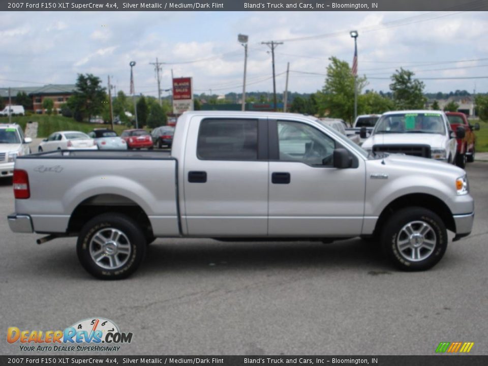 2007 Ford F150 XLT SuperCrew 4x4 Silver Metallic / Medium/Dark Flint Photo #5