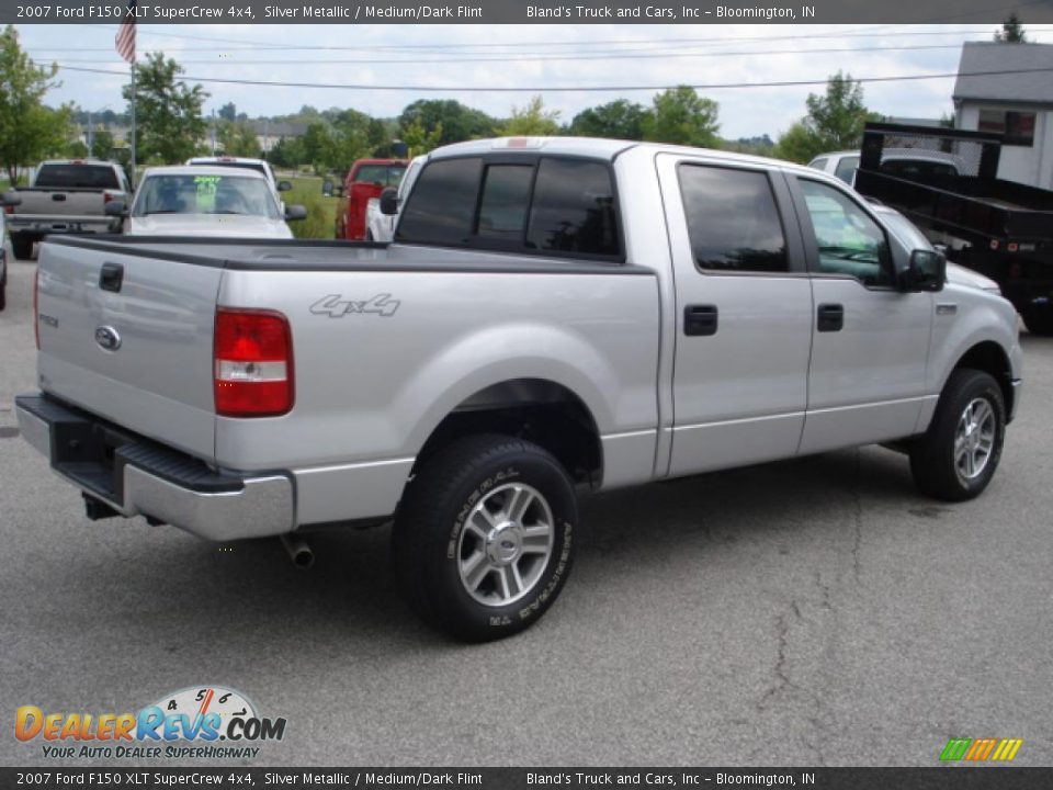 2007 Ford F150 XLT SuperCrew 4x4 Silver Metallic / Medium/Dark Flint Photo #6