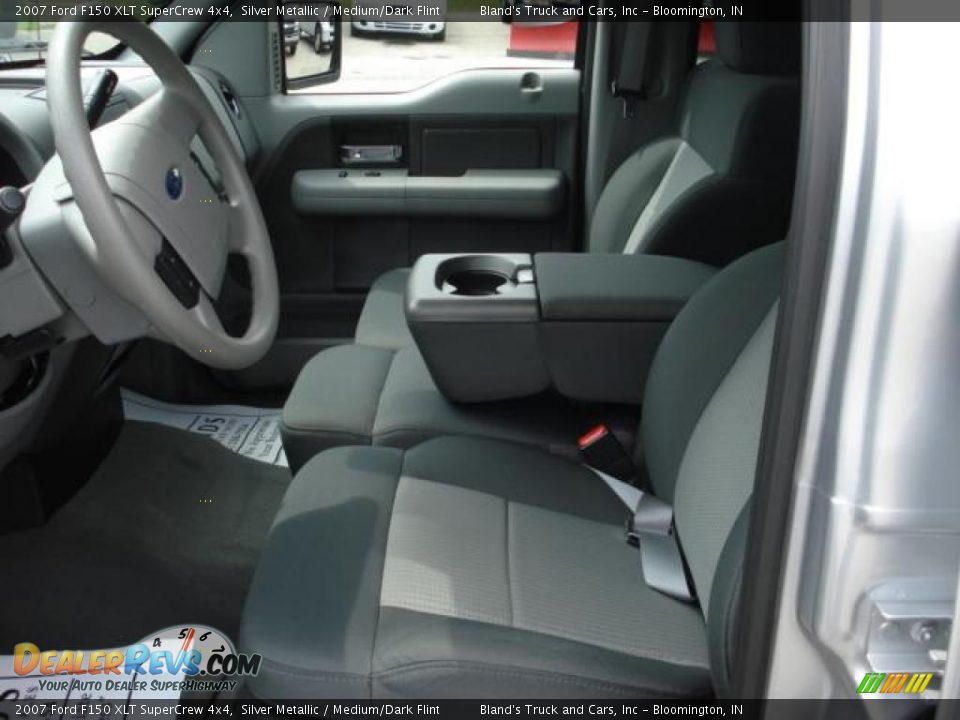 2007 Ford F150 XLT SuperCrew 4x4 Silver Metallic / Medium/Dark Flint Photo #7
