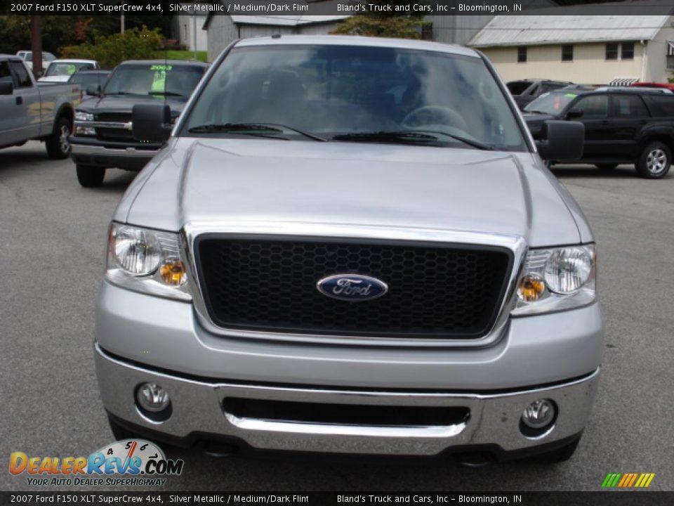 2007 Ford F150 XLT SuperCrew 4x4 Silver Metallic / Medium/Dark Flint Photo #9