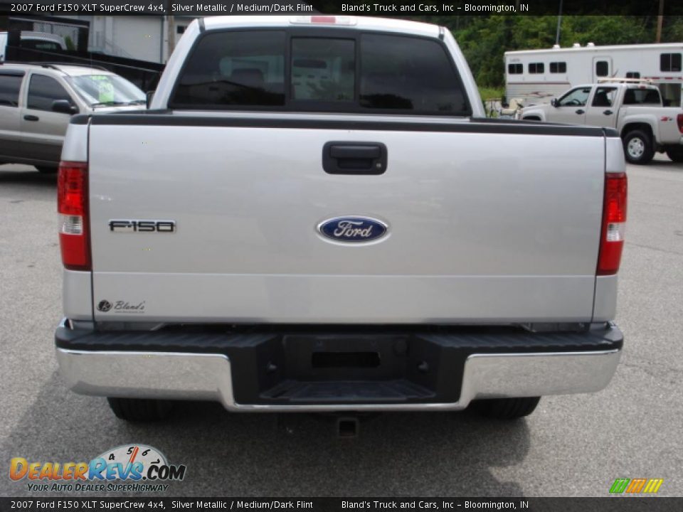 2007 Ford F150 XLT SuperCrew 4x4 Silver Metallic / Medium/Dark Flint Photo #10