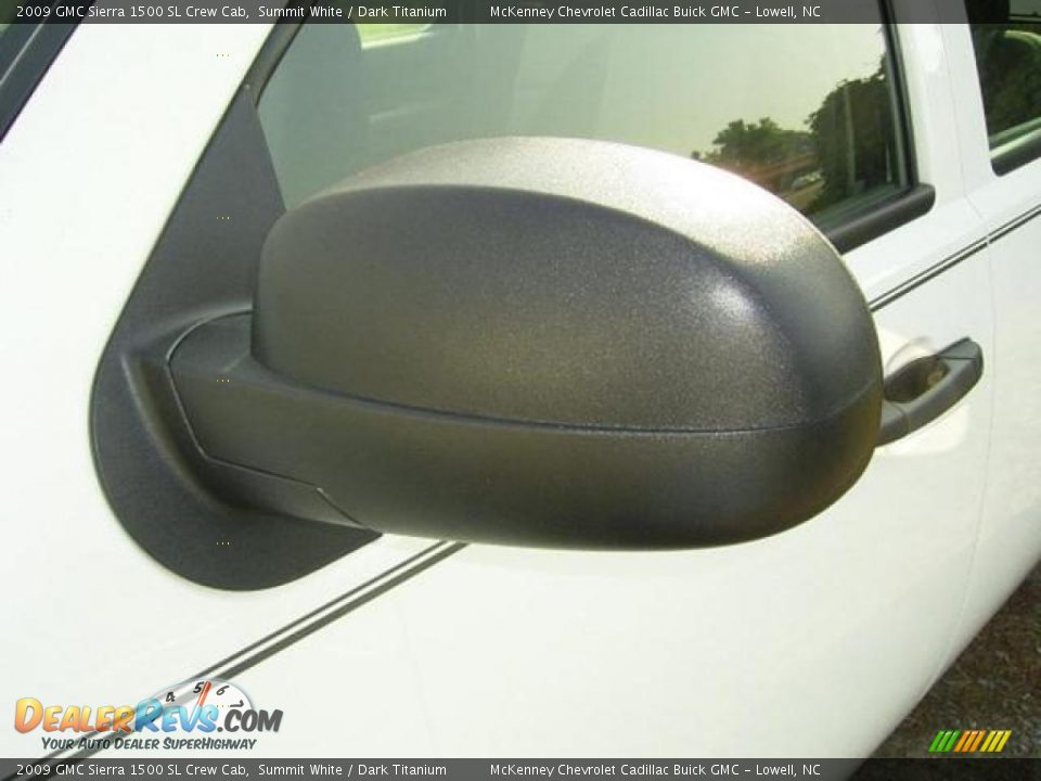 2009 GMC Sierra 1500 SL Crew Cab Summit White / Dark Titanium Photo #3