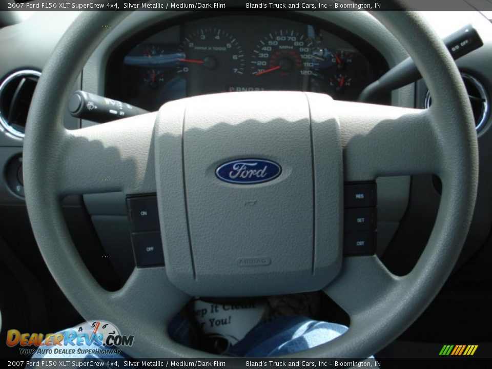 2007 Ford F150 XLT SuperCrew 4x4 Silver Metallic / Medium/Dark Flint Photo #16
