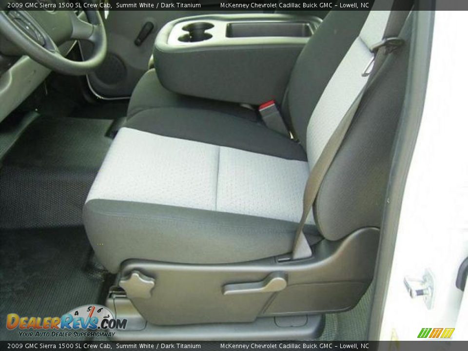 2009 GMC Sierra 1500 SL Crew Cab Summit White / Dark Titanium Photo #14