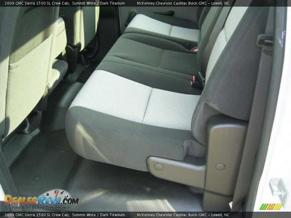 2009 GMC Sierra 1500 SL Crew Cab Summit White / Dark Titanium Photo #15
