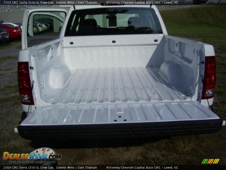 2009 GMC Sierra 1500 SL Crew Cab Summit White / Dark Titanium Photo #16