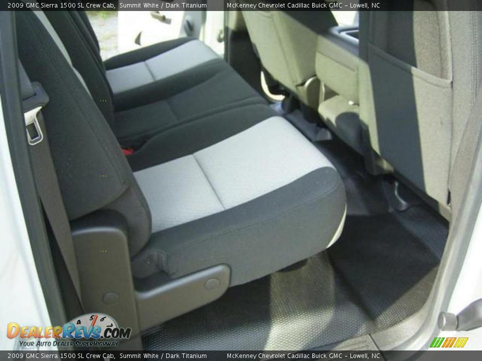 2009 GMC Sierra 1500 SL Crew Cab Summit White / Dark Titanium Photo #17