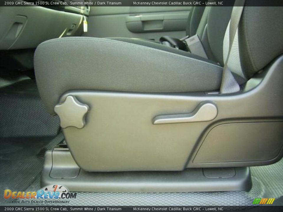 2009 GMC Sierra 1500 SL Crew Cab Summit White / Dark Titanium Photo #21
