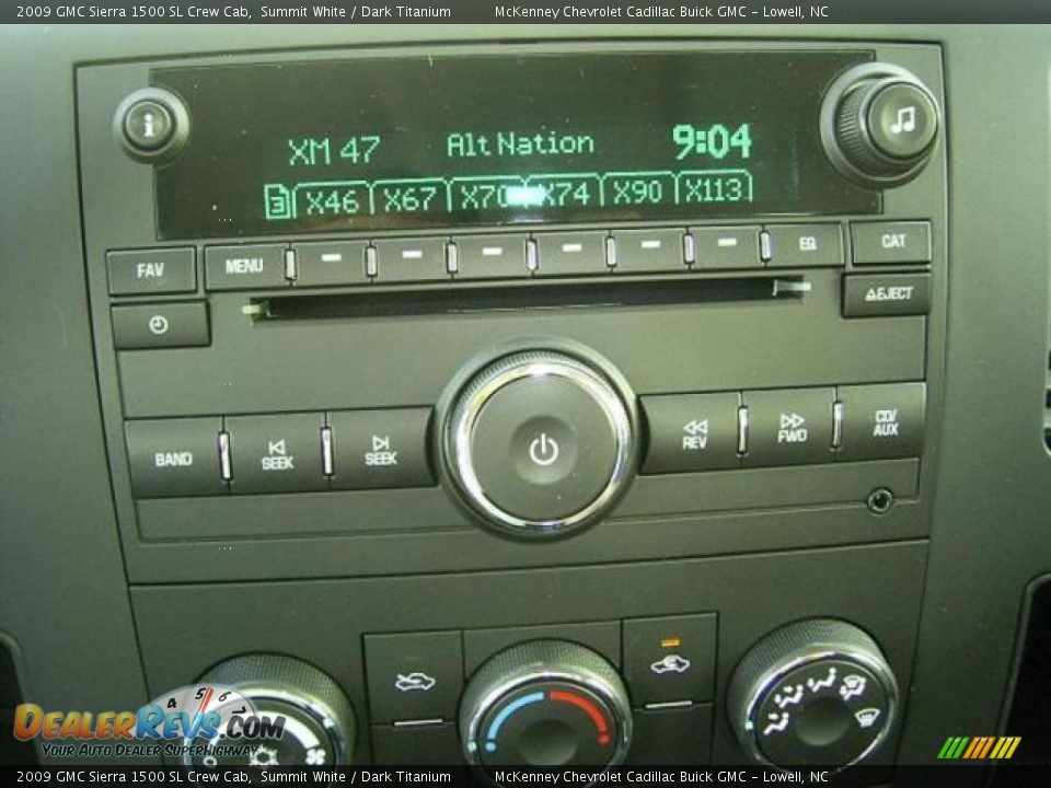 2009 GMC Sierra 1500 SL Crew Cab Summit White / Dark Titanium Photo #23