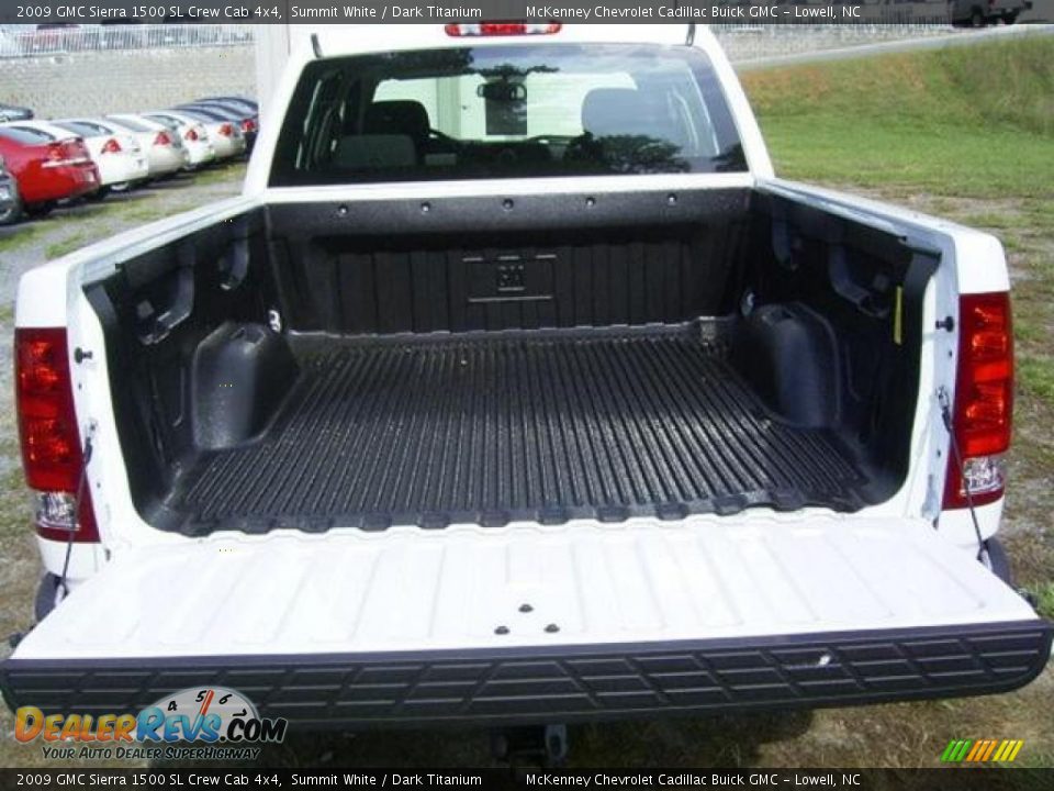 2009 GMC Sierra 1500 SL Crew Cab 4x4 Summit White / Dark Titanium Photo #6