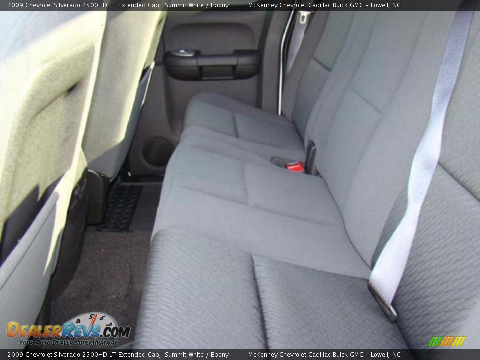 2009 Chevrolet Silverado 2500HD LT Extended Cab Summit White / Ebony Photo #8