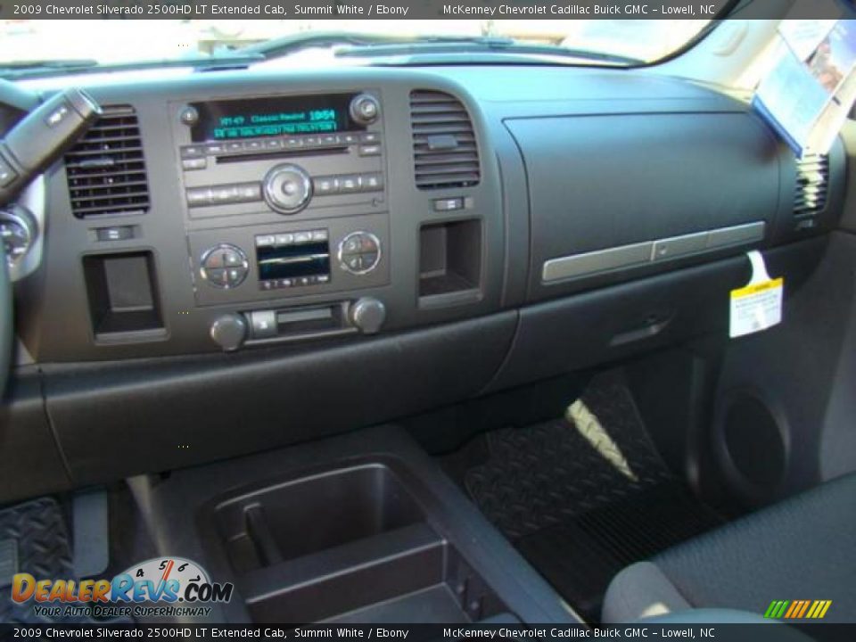 2009 Chevrolet Silverado 2500HD LT Extended Cab Summit White / Ebony Photo #10