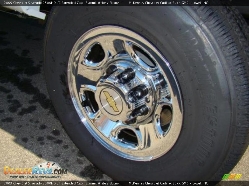 2009 Chevrolet Silverado 2500HD LT Extended Cab Summit White / Ebony Photo #11