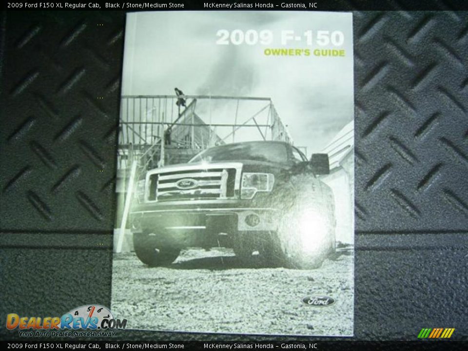 2009 Ford F150 XL Regular Cab Black / Stone/Medium Stone Photo #23