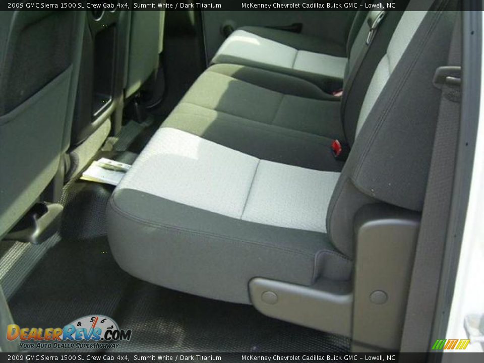 2009 GMC Sierra 1500 SL Crew Cab 4x4 Summit White / Dark Titanium Photo #18