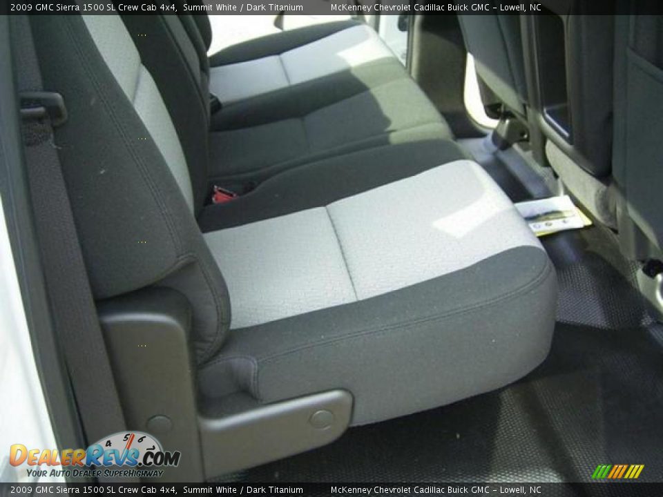 2009 GMC Sierra 1500 SL Crew Cab 4x4 Summit White / Dark Titanium Photo #19